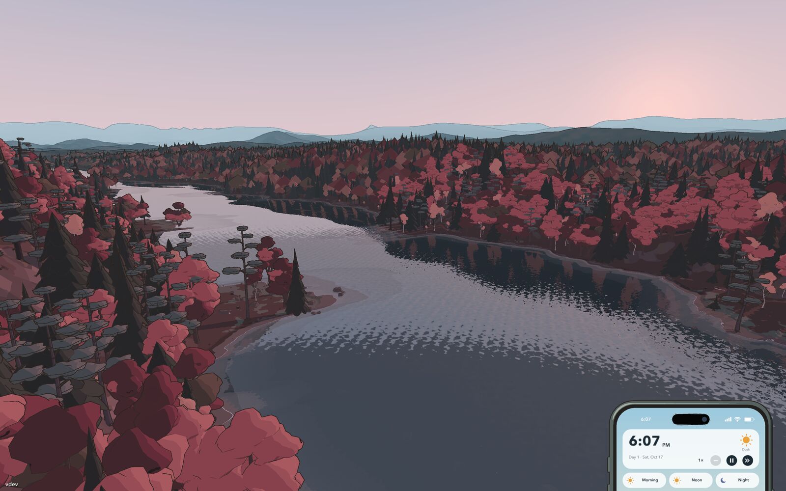 The lake